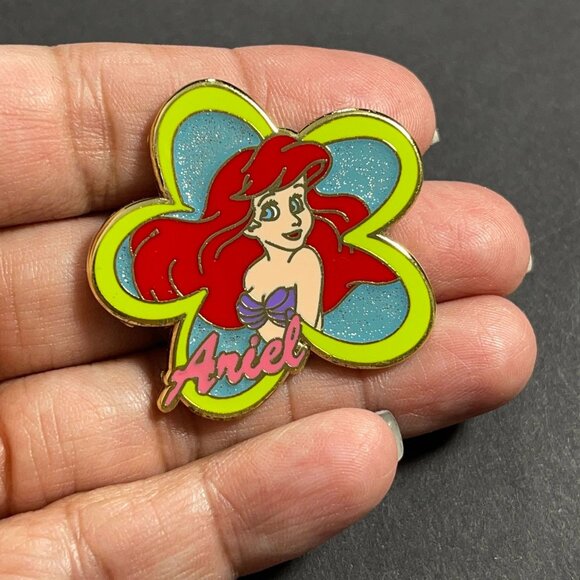 Disney Ariel Princess Trading Pin Little Mermaid Sparkle Lapel Pin Brooch Badge - Picture 5 of 9